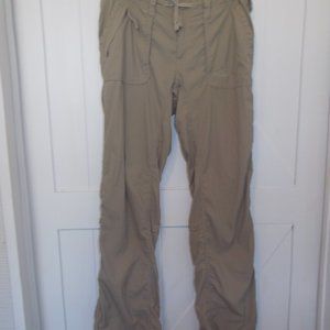 The North Face Roll Up Leg Nylon Hiking Outdoor Pants Capri Women's Size 12